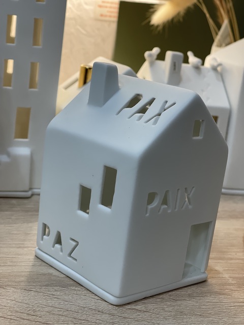 Maison Paix porcelaine Blanc