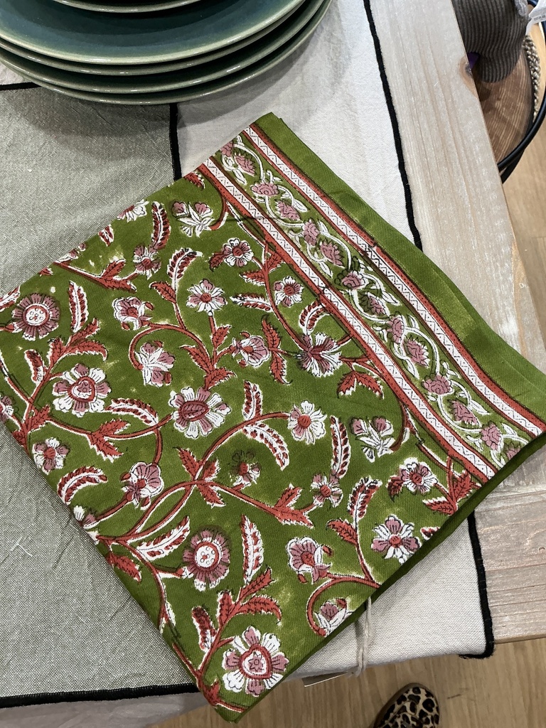 Foulard Delhi vert