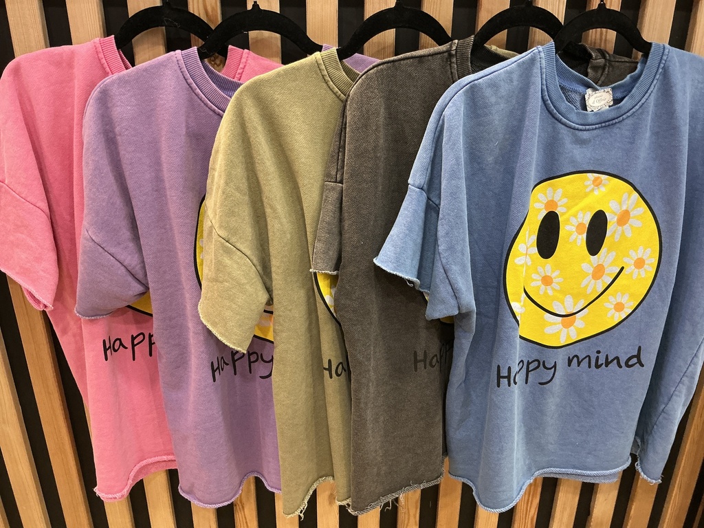 Sweat-shirt manches courtes Smile