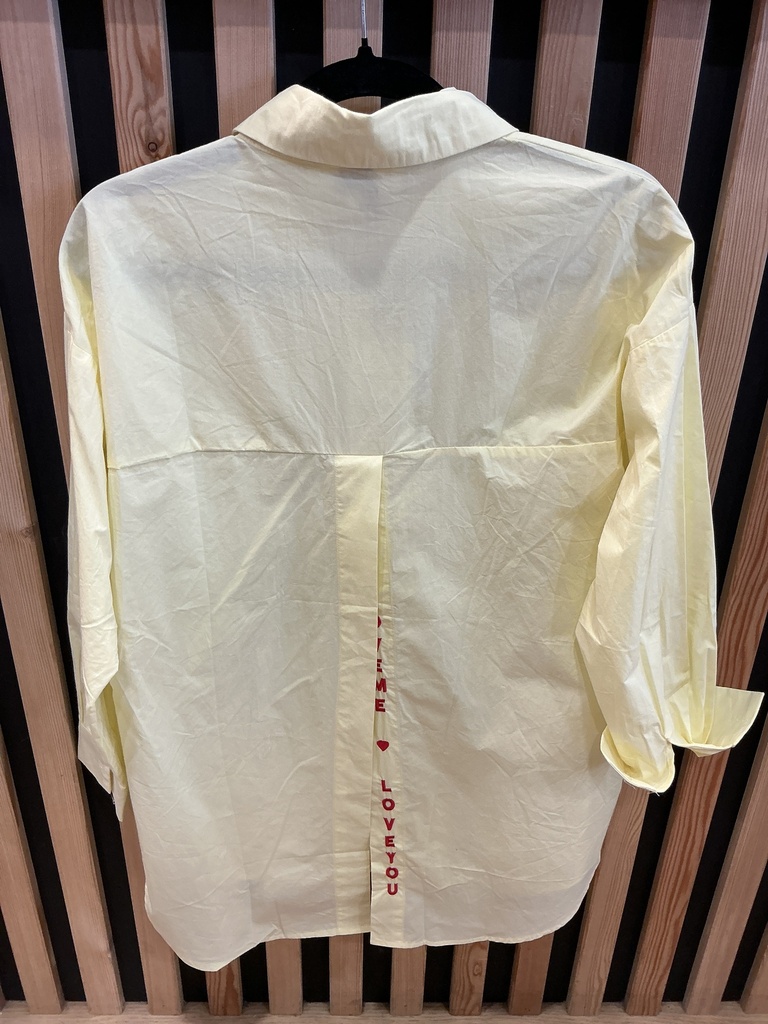 Chemise Loveme jaune