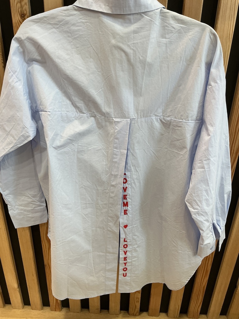 Chemise Loveme bleu 