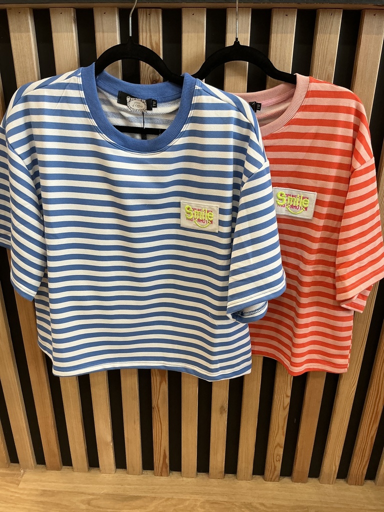 T-shirt rayé Smile 