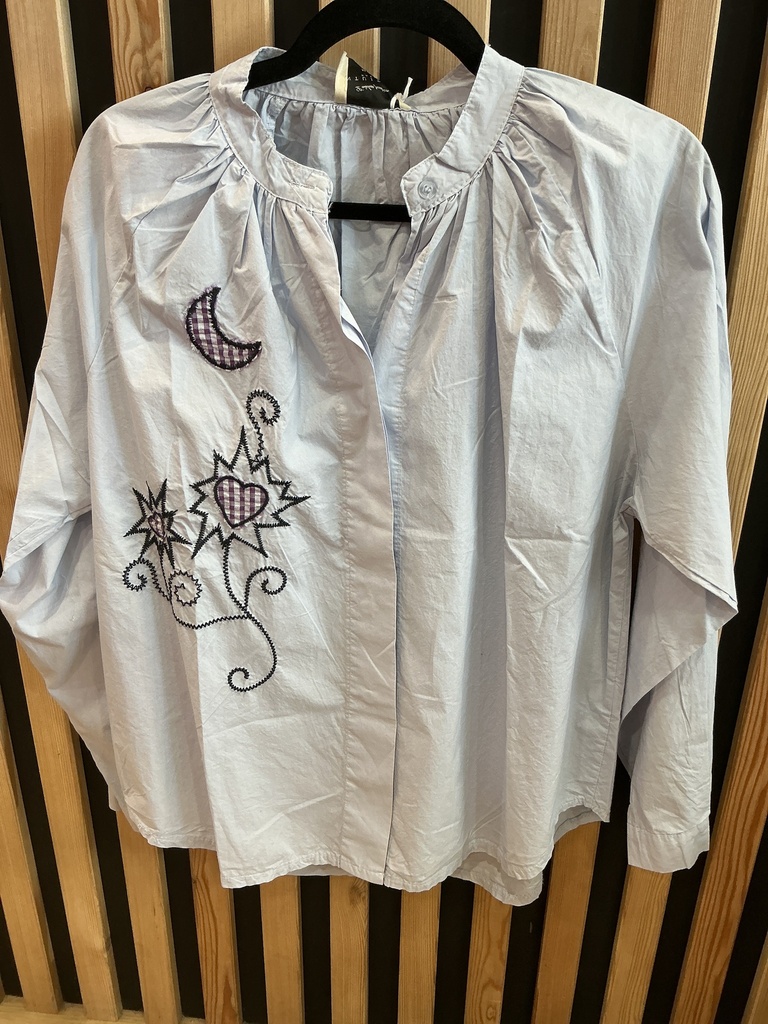 Blouse bleu ciel Lune 