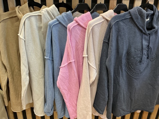 Sweat à capuche Vintage intérieur éponge 