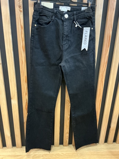 Jeans flared 7/8 Classic noir