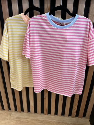 T-shirt manches courtes rayées