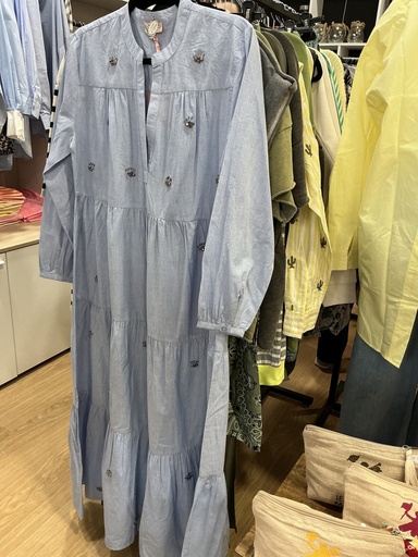 Robe bijoux bleu ciel 