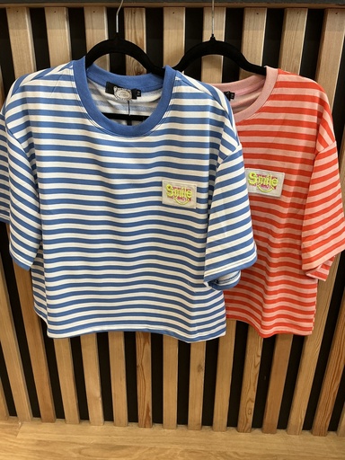 T-shirt rayé Smile 