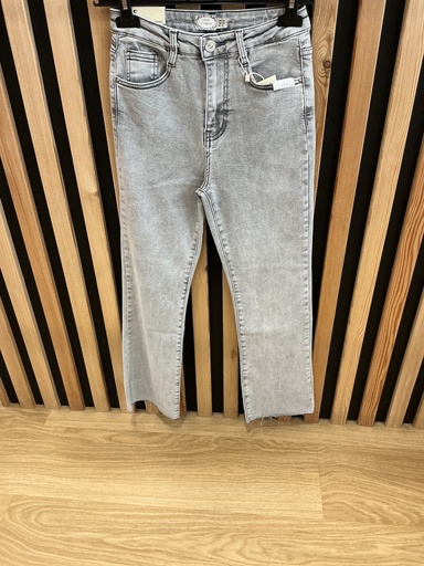Jeans flared 7/8 Classic gris 
