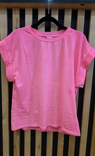 T-shirt rose fluo