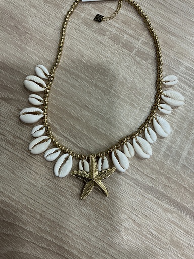 Collier coquillages et étoile 