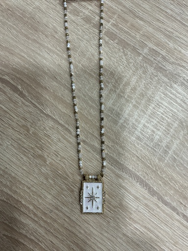Collier Santorin blanc