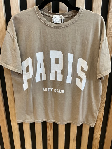 T-shirt Paris camel