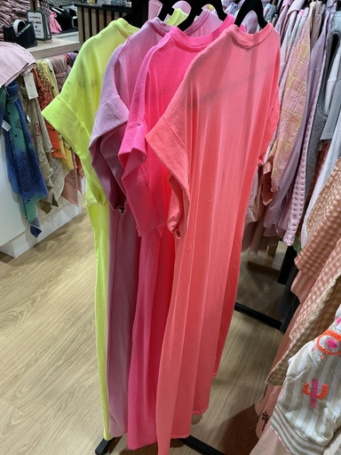 Robe longue t-shirt 