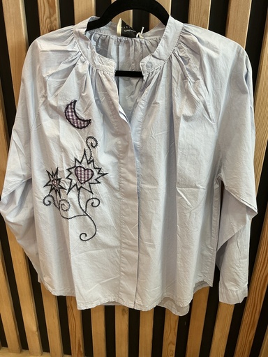 Blouse bleu ciel Lune 