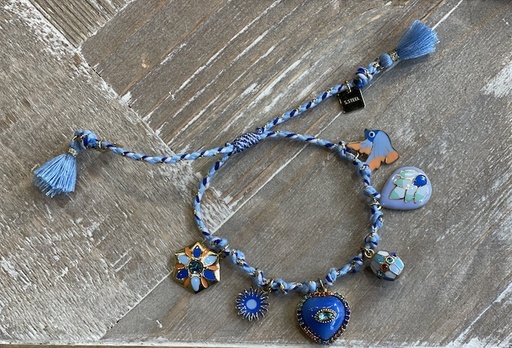 Bracelet Coeur bleu