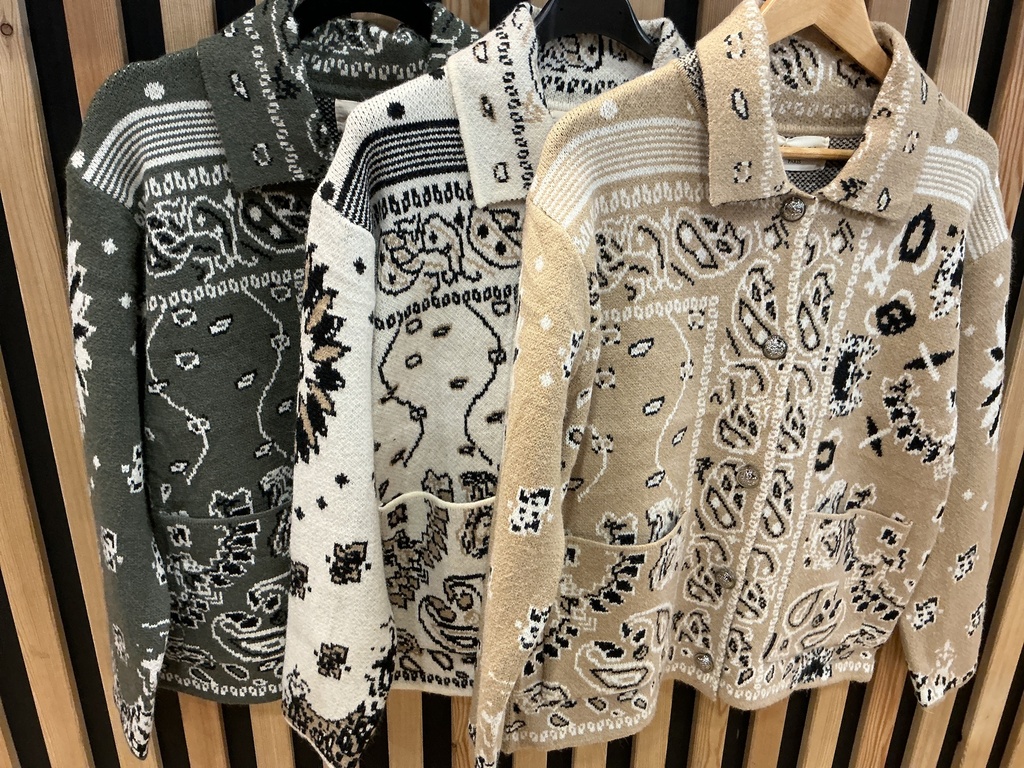 Gilet motif bandana